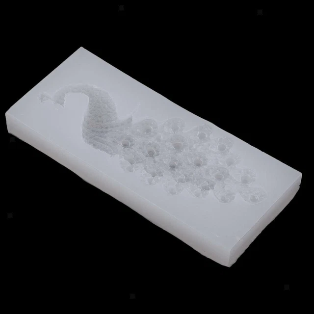 DIY Peacock Sugar Silicone Molds Cake Decorations Molds