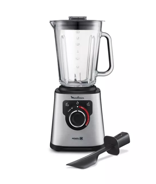 Moulinex LM871D Mixeur 1200 Watt 14 Vitesse 2 L Perfectmix + Inox