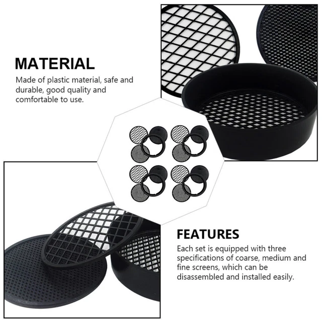 1 Set Boden Sifter Garten Garten Blumenerde 4