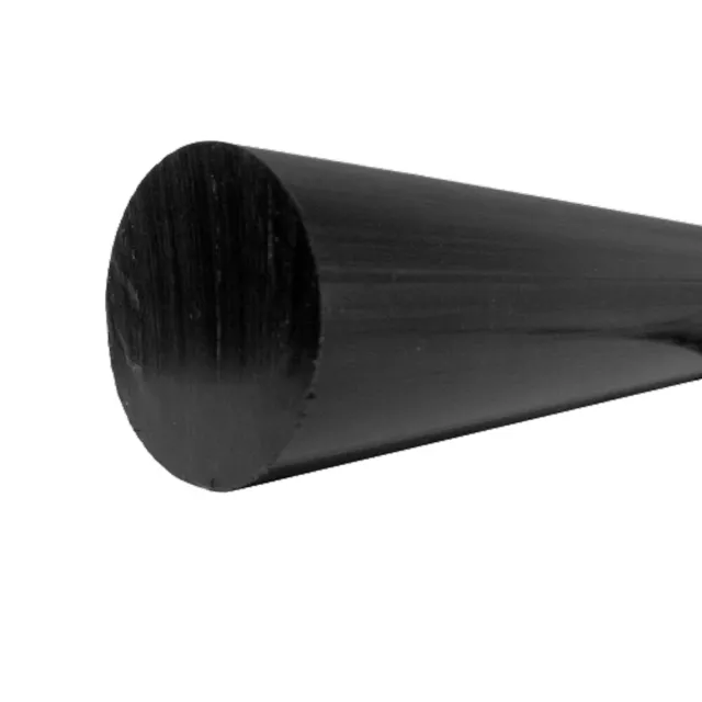 BLACK ACETAL ROD - 60mm DIAMETER X 245mm LONG - FREE SHIPPING