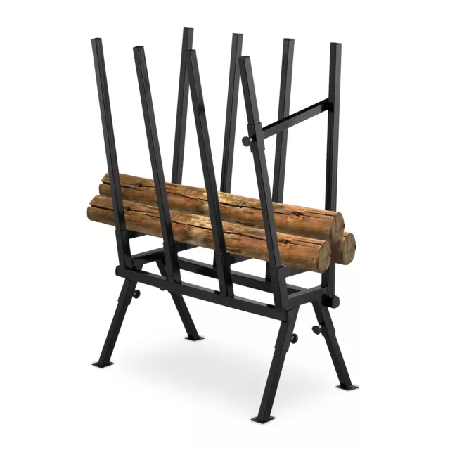 Chevalet sciage Support tronconnage Tréteau pliable Chevalet couper bois