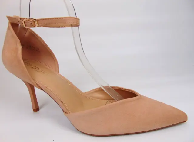 DREAM PAIRS Women's Pointed Toe High Heels Pump Shoes Size 9.5 M, Nude, NEW