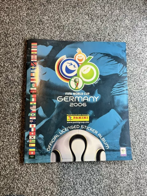 FIFA WM DEUTSCHLAND 2006 PANINI Aufkleber Album - Offizielles SELTENES Fußballbuch