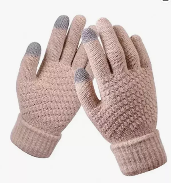 Hiver Écran Tactile Gants Chaud pour Femmes 1 Paires