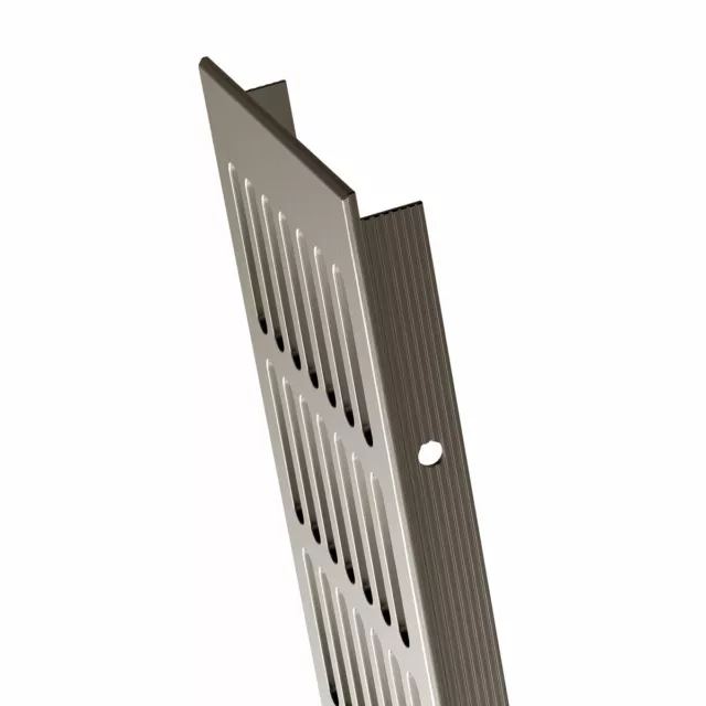Stegblech Aluminium Lüftungsgitter Edelstahl eloxiert diverse Breiten und Längen 3