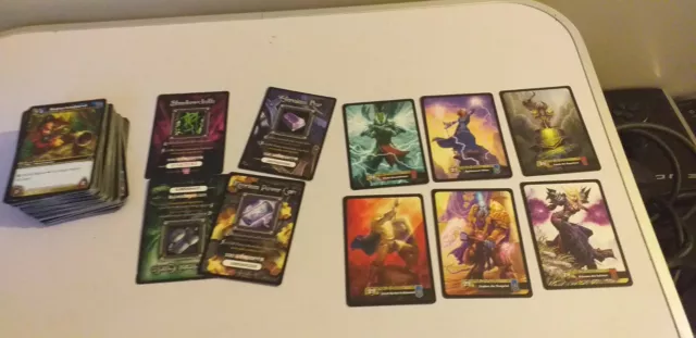 World of Warcraft. WOW TCG. Trading Card Game bundle. 111 Cards in total