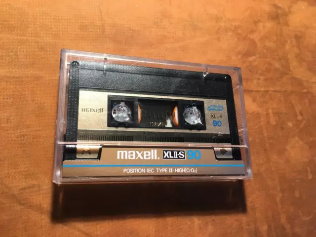 1 x Maxell XL II S 90 Cassette,IEC II/High Position,Top Zustand,1985,rare