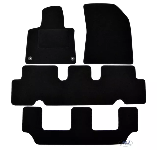 TAPIS DE SOL NOIR VELOURS SUR MESURE pour CITROEN C4 GRAND PICASSO depuis 2014