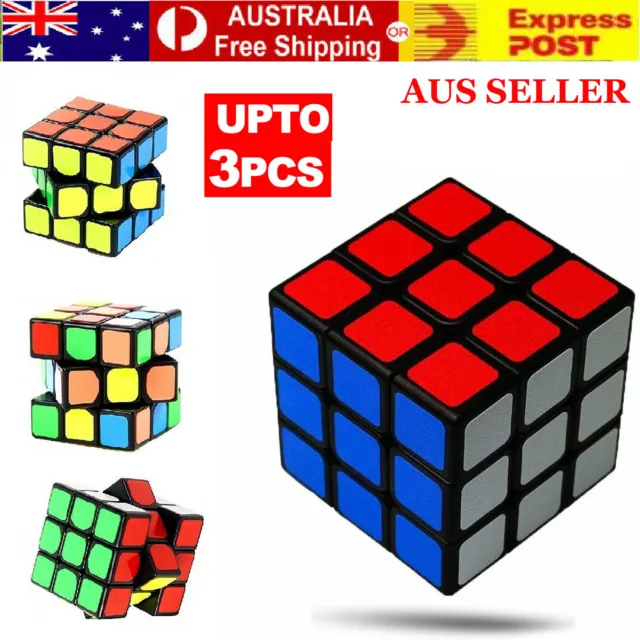 kids Solving puzzles Magic Cube 3x3  Super Smooth Fast Speed play TOY for kids