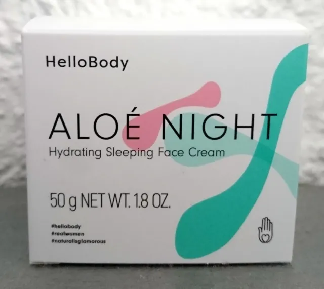 Aloe Night 50 g Nachtcreme NEU Hello Body Hydrating Sleeping Face Cream