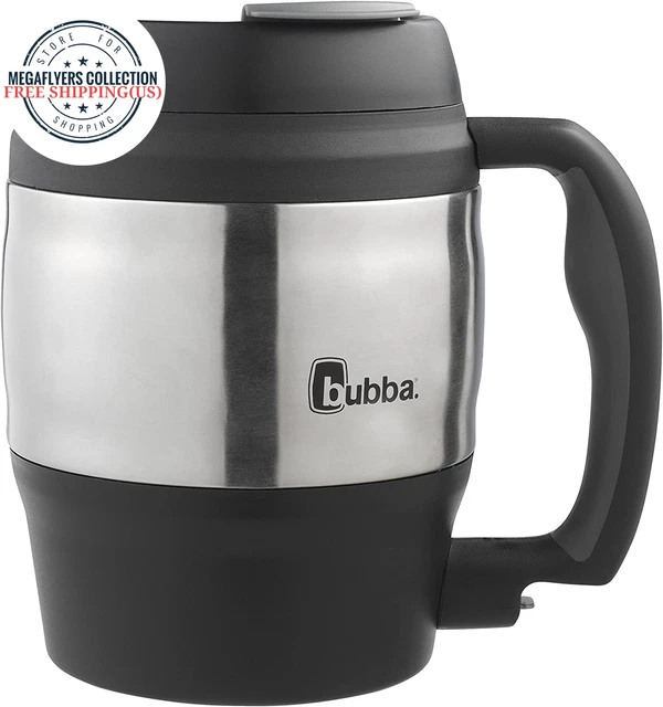 Bubba Classic Insulated Desk large capacity Coffee Mug, Black, 52-Oz. (-1953391) 2