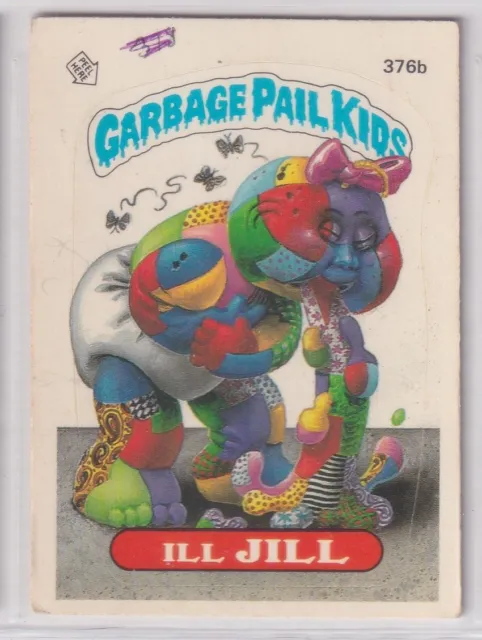 Ill Jill 1987 Topps Garbage Pail Kids Series 9 #376b VG MK/WTG {0106