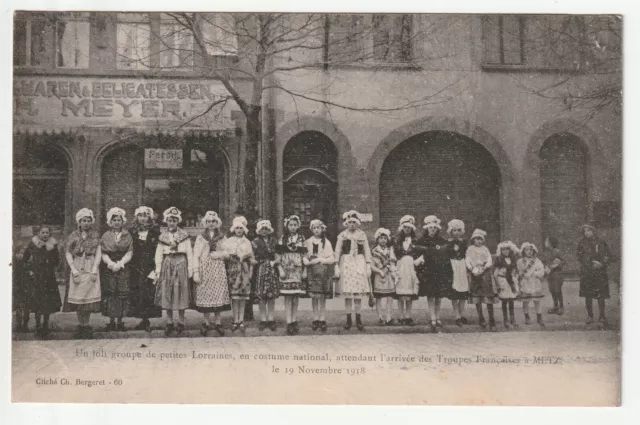 METZ - Moselle - CPA 57 - Military - 1918 a group of small Lorraine