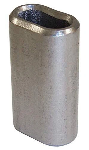 Loos Cableware Sl114 Stainless Steel Crimping Sleeve Set For 1/8" Diameter Wire