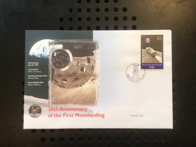 Fiji FDC 1999- 30th Anniversary of the First moon landing