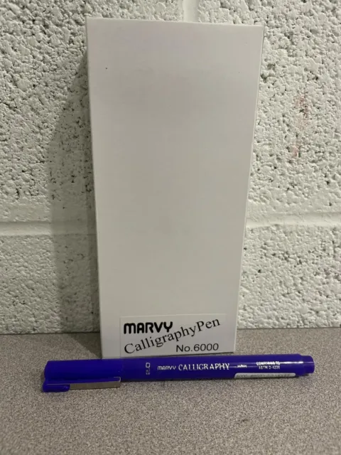 Marvy Calligraphy Pen 2.0 VIOLET No.6000 Box Of 12