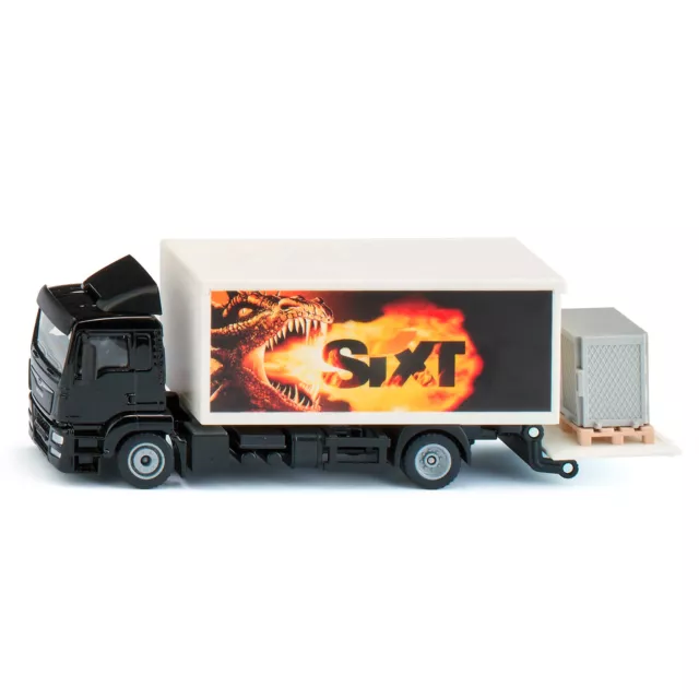 SIKU Spielzeug MAN SIXT LKW mit Kofferaufbau und Ladebordwand Logistik / 1997