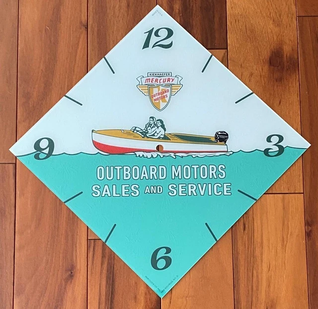 15& MERCURY OUTBOARD Motors Diamond Replacement Clock Face for Pam