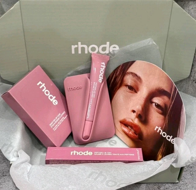 RHODE SET PRETZEL Snap-on Lip Case + Peptide Lip Tint $83.24