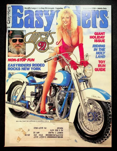 VTG EASYRIDERS MAGAZINE December 1992 Sturgis Motorcycle Biker Rally  Catalog £6.30 - PicClick UK