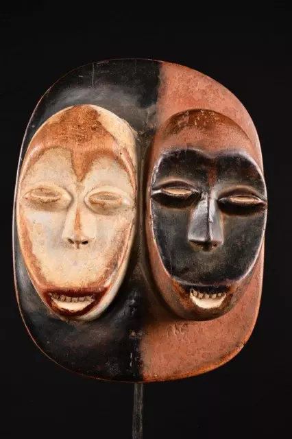 21155 An Authentic African Lega Mask DR Congo