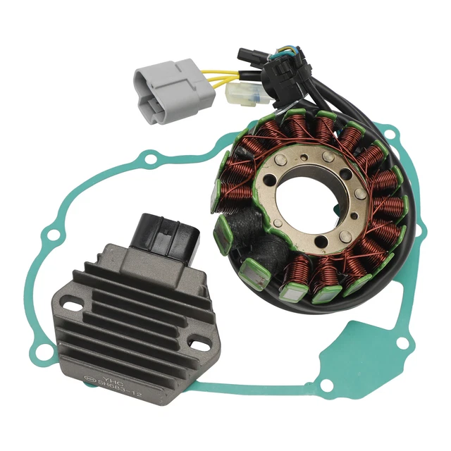 Caltric Stator For Honda TRX450 Caltric Stator & Gasket Kit For 2004-2005 Honda TRX450/TRX450R ATV - Replaces 31120-HP1-003 Honda Trx450r Oem Parts - Foto 3