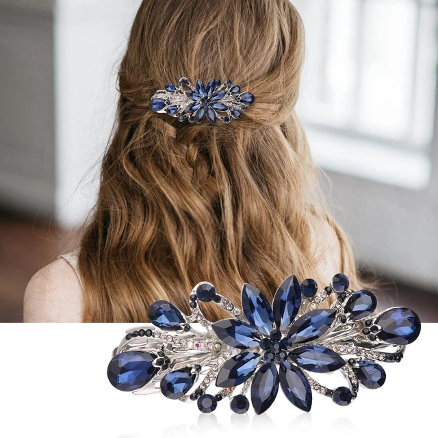 Fleur De Cheveux En Satin XXL - 20 Couleurs Disponibles - Barrette épingle Multifonction - Neuf Avec étiquettes
