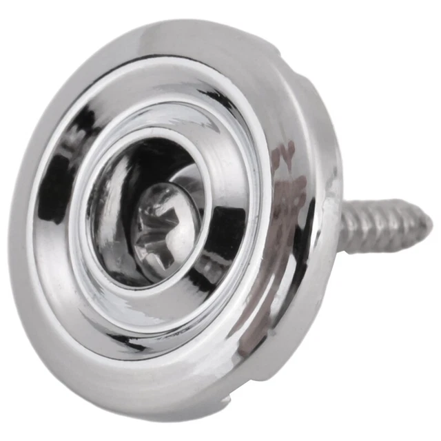 Musiclily Pro Round Vintage Acier Guide Cordes Basse Pour Basse électrique Jazz Bass/Precision Bass, Doré