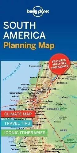 Lonely Planet South America Planning Map by Lonely Planet 9781788686068