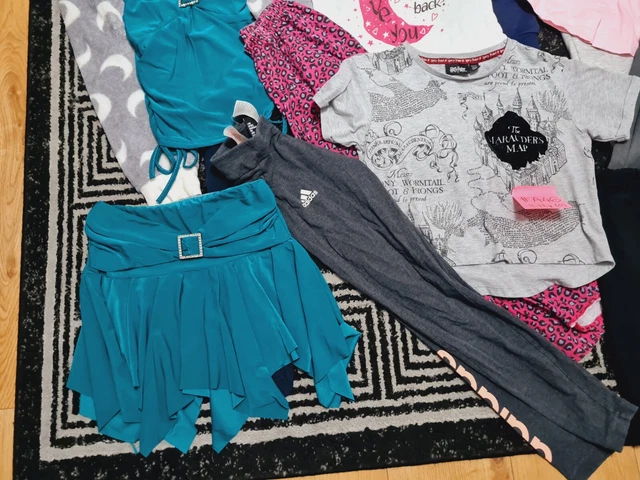 #A46 Enorme pacchetto di vestiti per ragazze 11-12 anni GEORGE NEXT ADIDAS H&M MOUNTAIN W 3