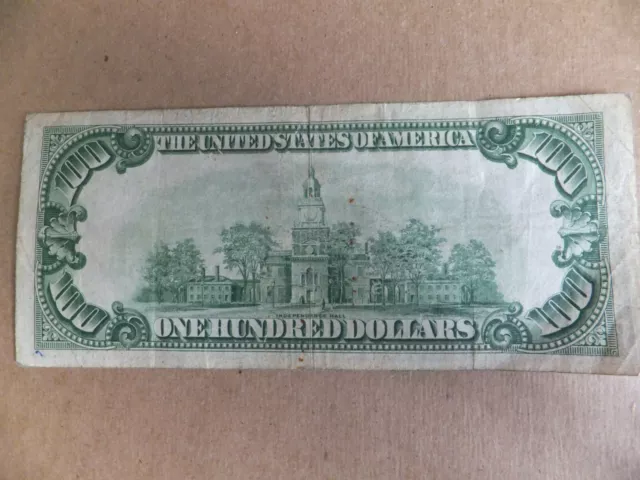 1928a 100 federal reserve note
