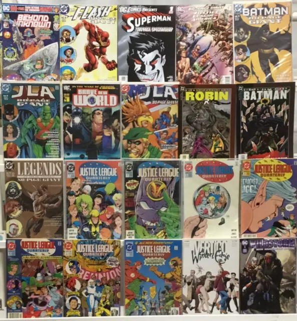 DC Comics 80-100 Page Giants Comic Book Lot of 20 Issues Batman Superman Flash