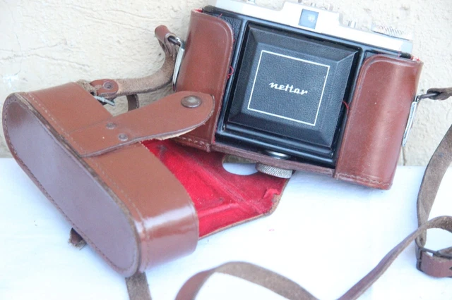 RARE ET ANCIEN Appareil Photo Zeiss Ikon Nettar Pliant EUR 60,00