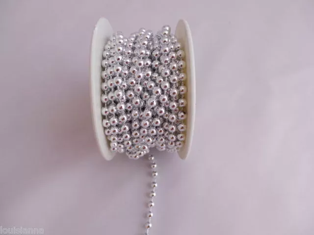 5MM Pearls stringed pearl beads/beads on a string/reel  - Choice of colour