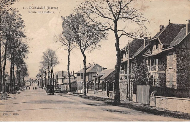 51 .n° 108551 . dormans . route de chalons .