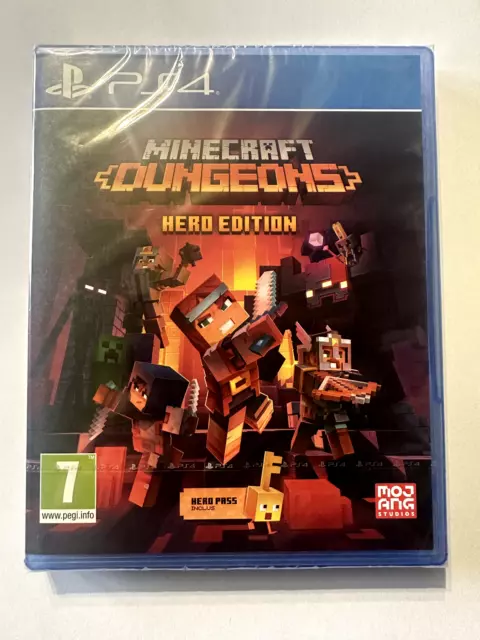 Jeux Playstation 4 / PS4 / PS5 - Minecraft Dungeons Hero Edition - Neuf