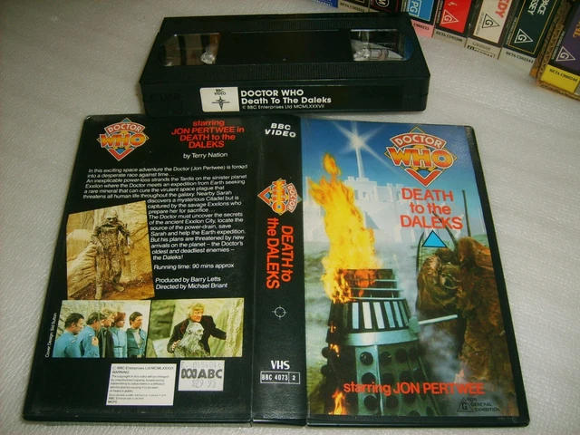 DOCTOR WHO:DEATH TO THE DALEKS (1987) - RARE Out of Print Original BBC VHS Issue