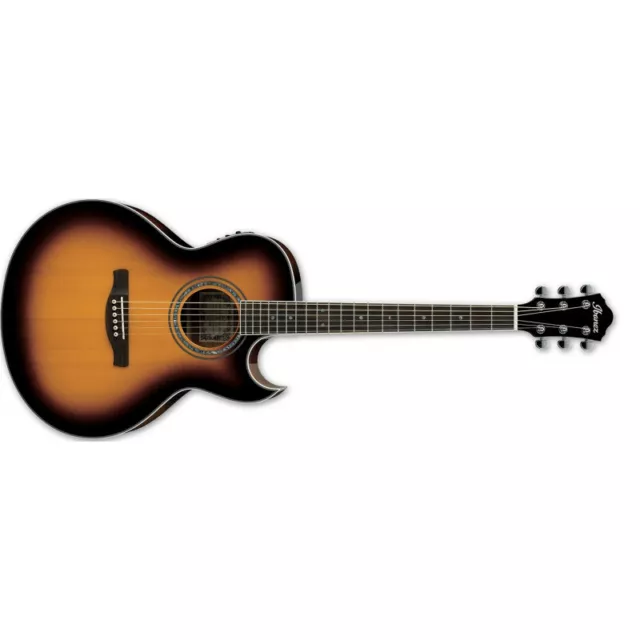 Ibanez Joe Satriani JSA5-VB - Vintage Burst - Guitare électro acoustique