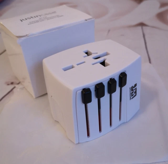 Adaptateur De Voyage Universel Avec 2 Ports Usb - Justincase Xp-734