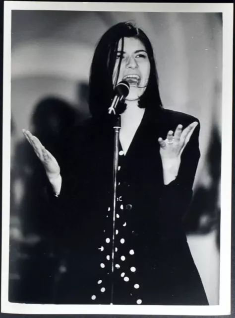 Vintage Press Photo Laura Pausini Festival By Sanremo 1994 FT 2491 - print