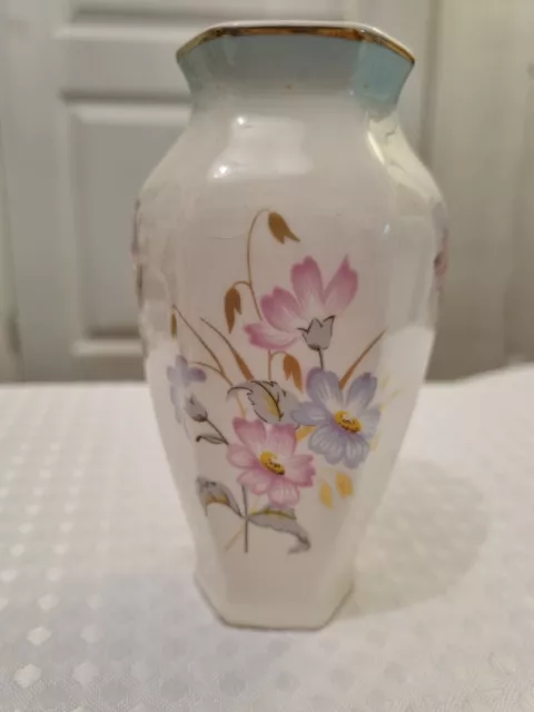 Royal Worcester Palissy Small Floral Bud Vase 12cm Tall