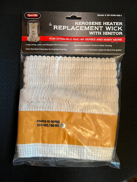 Dyna-Glo Kerosene Heater Replacement Wick w/Ignitor model: SP-KHW-095-I  "NEW"