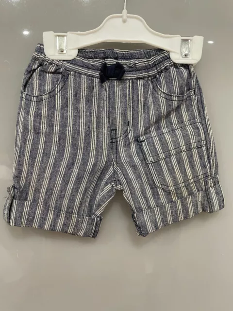 SPROUT - Baby Boys Striped Shorts - Size 000 - EUC