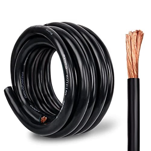 Kimbluth 2 Gauge Battery Cable Oxygen Free Copper Wire 20ft 2 AWG Welding Cab...