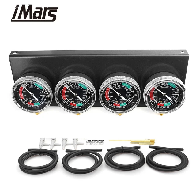 4 CYLINDER MOTORCYCLE Fuel Vacuum Carburetor Synchronizer Tool Sync