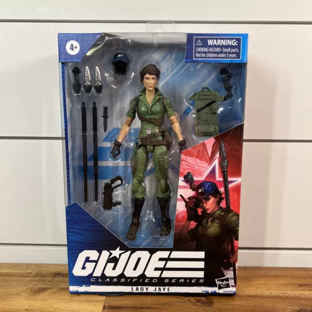 GI Joe Lady Jaye 6" Action Figure 2021 Classified Series #25 Hasbro Ships Fast!