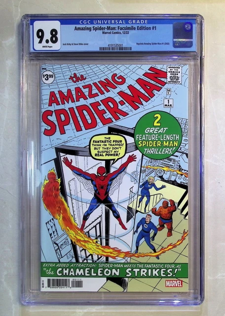 Amazing Spider-Man Facsimile Edition #1 (2022 Marvel Comics) CGC 9.8