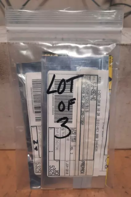 Nxp Usa  #Lpc3250Fet296/01,5   Lot Of 3 Ic Arm9 Mcu 256K 296-Tfbga  F111