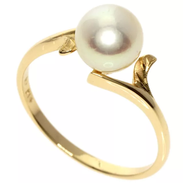 MIKIMOTO   Ring Akoya pearl Pearl K14 Yellow Gold