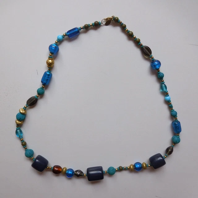 Collier Fantaisie Vintage En Métal – Occasion, Bon état Général